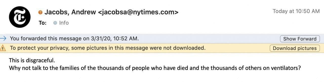 NYT Response